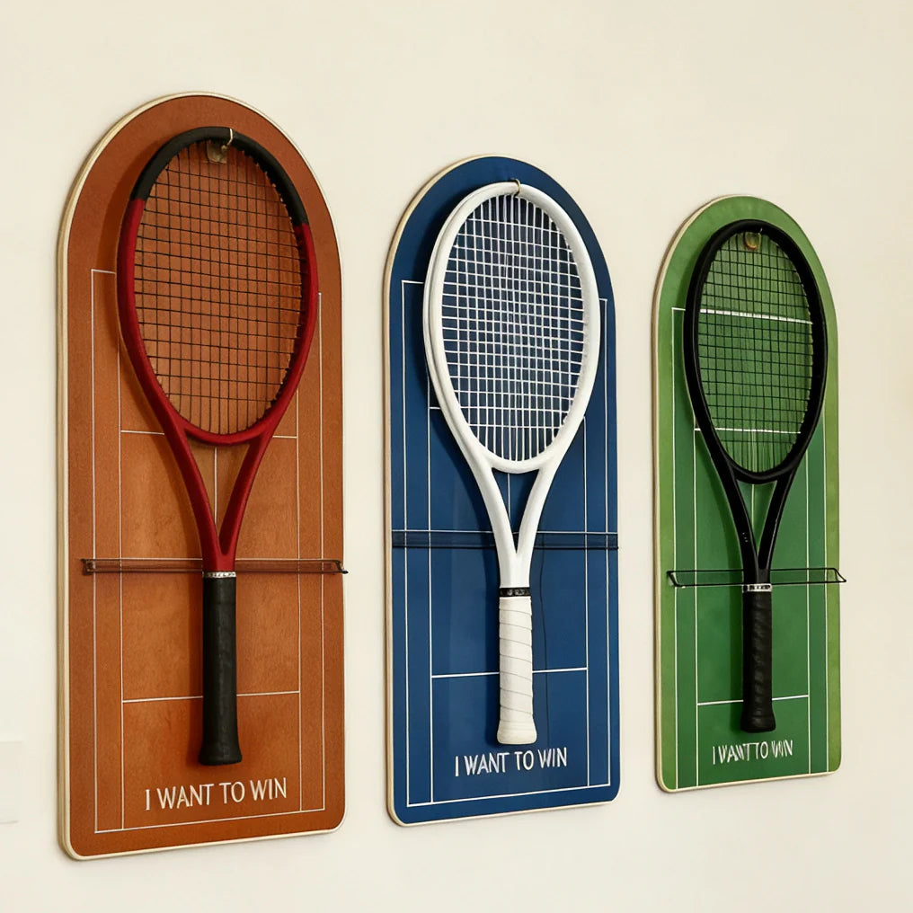 Color Collection Tennis Racket Display Set of 3（Excluding the rackets）