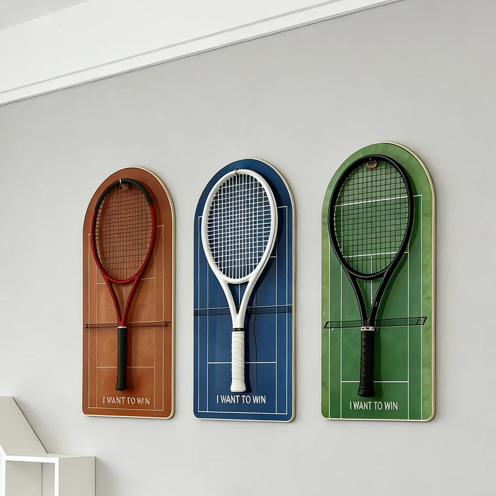 Color Collection Tennis Racket Display Set of 3（Excluding the rackets）
