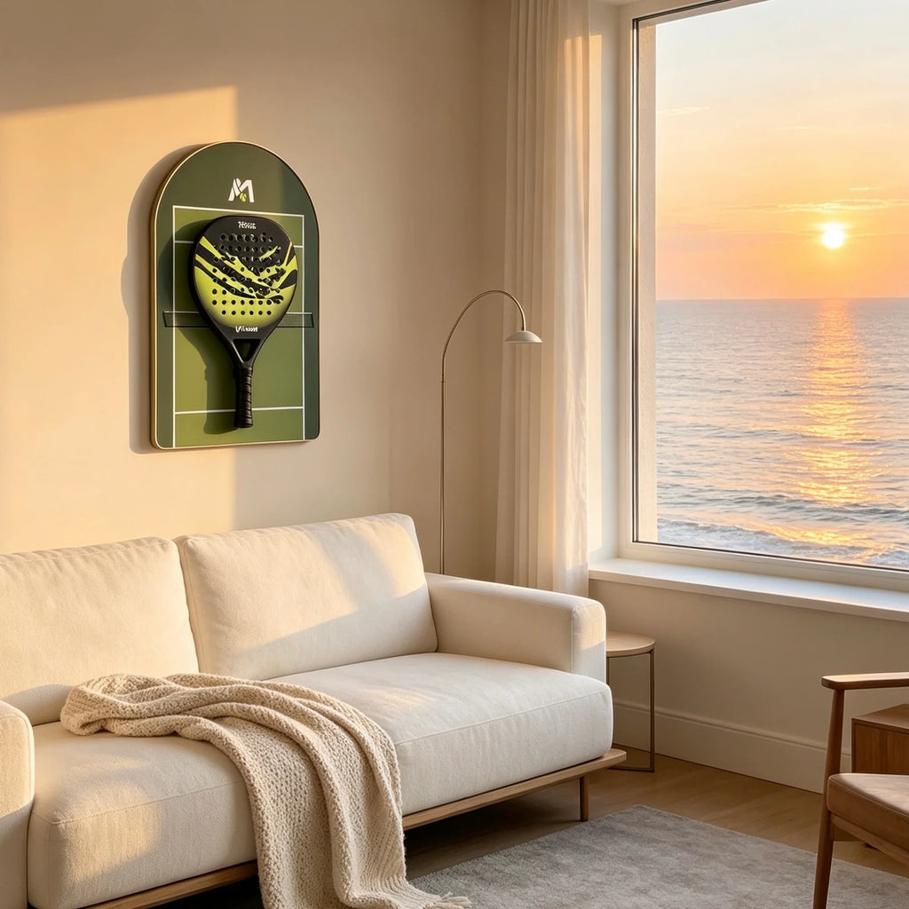 Padel Racket Wall Display Frame – Premium Wall Mount Showcase (Excluding the Racket)