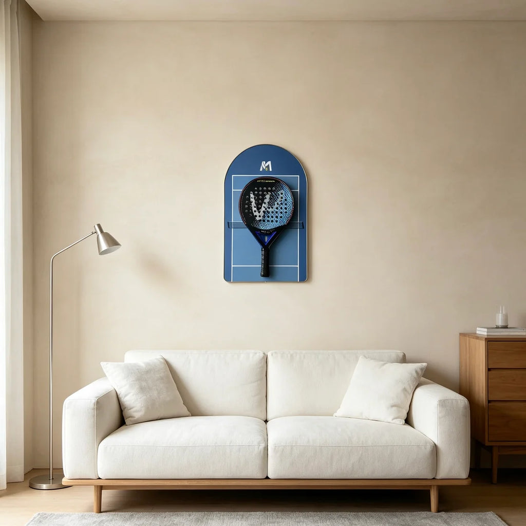 Padel Racket Display Frame – Minimalist Wall-Mounted Showcase (Excluding the Racket)