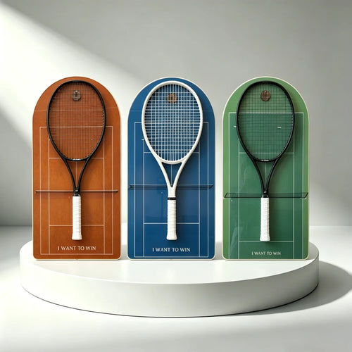 Color Collection Tennis Racket Display Set of 3（Excluding the rackets）