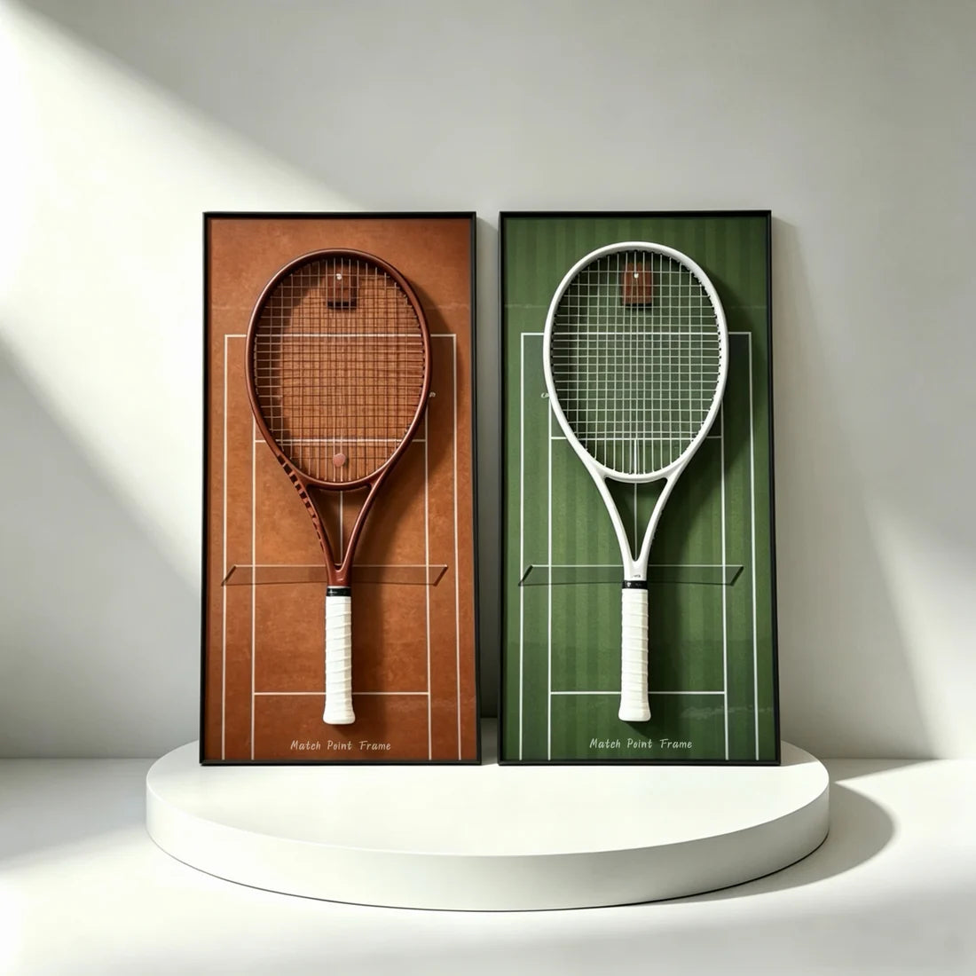 Tennis Racket Display Frame Collection | Multiple Sets (Excluding the racket）