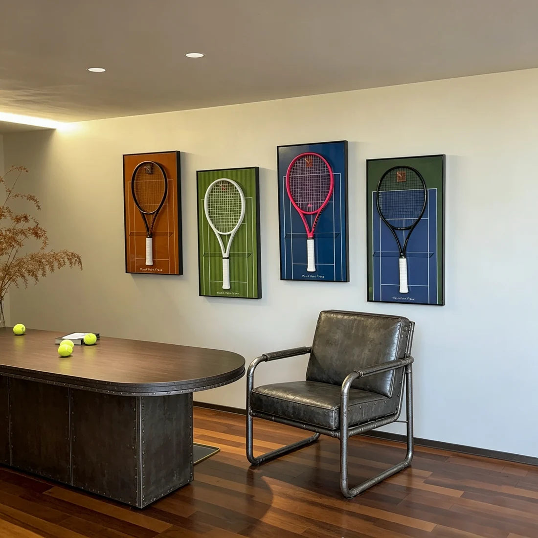 Grand Colors Collection – Tennis Racket Display Frame (Excluding the racket）