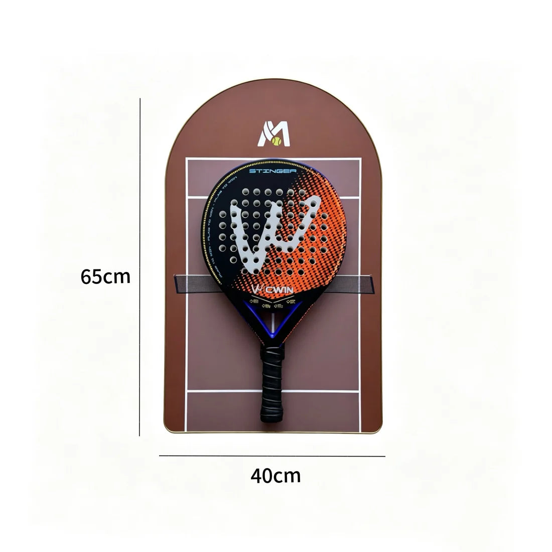 Padel Arched Racket Display Frame – Collector’s Wall Decor (Excluding the racket）