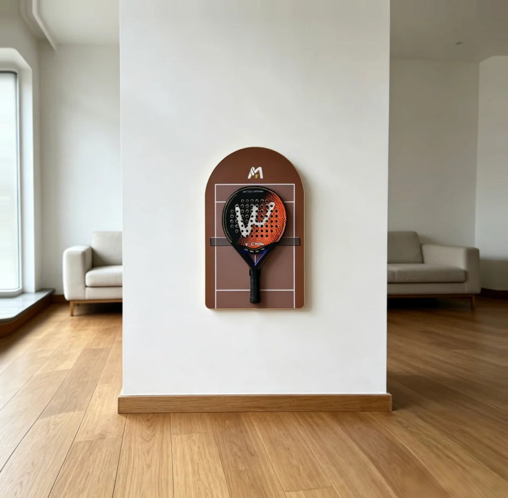 Padel Arched Racket Display Frame – Collector’s Wall Decor (Excluding the racket）