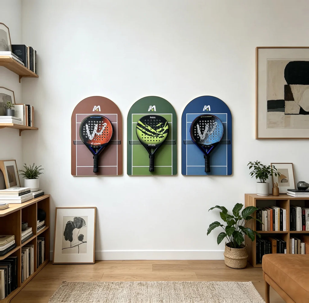 Padel Racket Display Frame Set 3-Pack (Excluding the rackets）