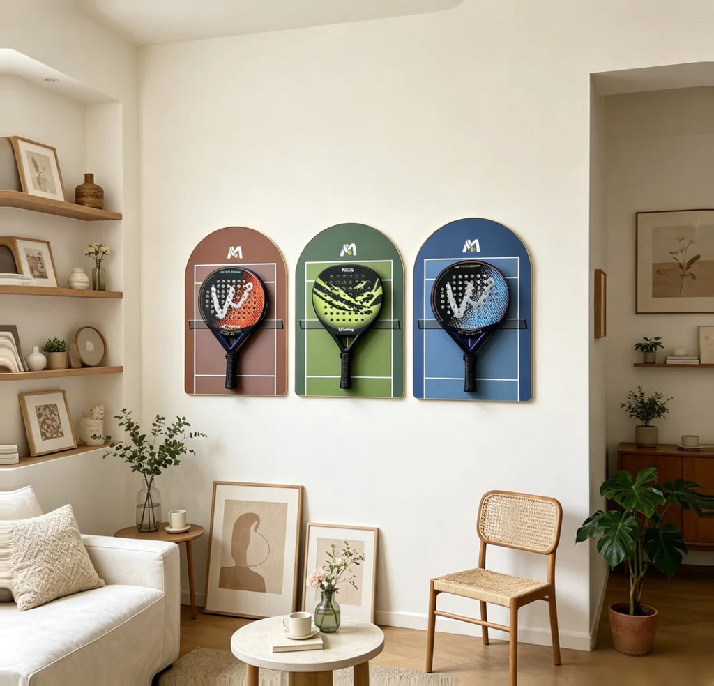 Padel Racket Display Frame Set 3-Pack (Excluding the rackets）