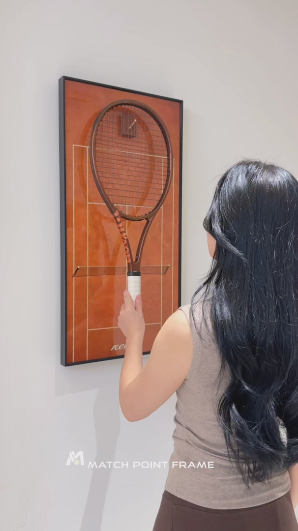 Personalized Tennis Racket Display Frame Name Customize (Excluding the racket)