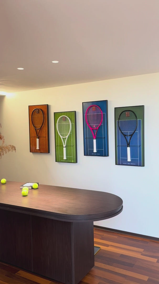 Grand Colors Collection – Tennis Racket Display Frame (Excluding the racket）