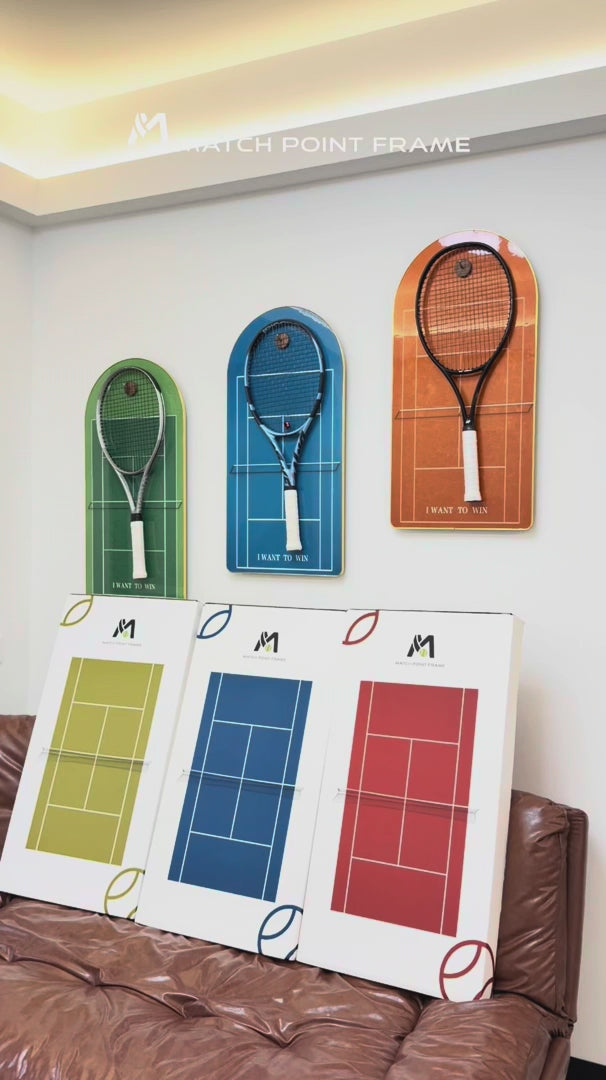 Color Collection Tennis Racket Display Set of 3（Excluding the rackets）