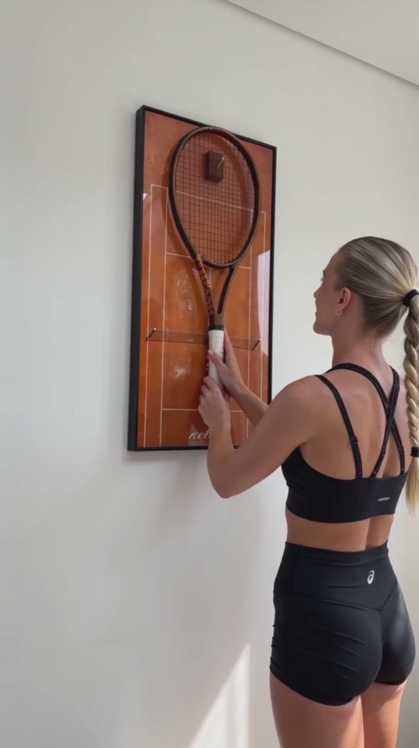 Personalized Tennis Racket Display Frame Name Customize (Excluding the racket)
